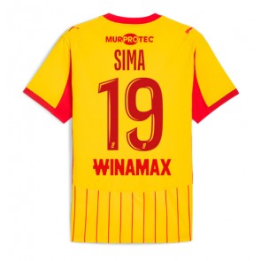 RC Lens Abdallah Sima #19 Hjemmebanetrøje 2025-26 Kortærmet